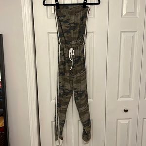 FashionNova Camo Jogger Jumpsuit